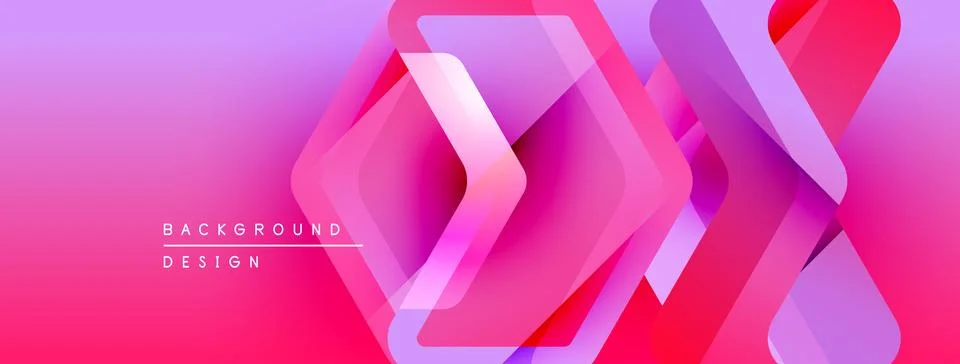 Abstract gradient background. Overlapping layers create dynamic visual effect. イラスト素材