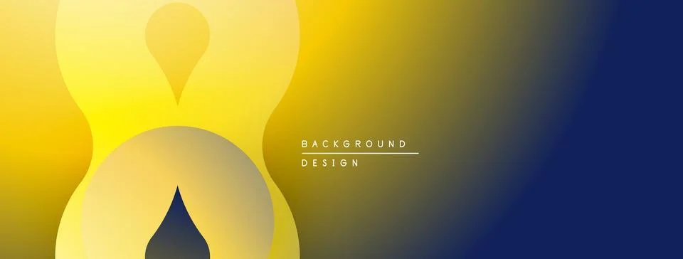 Abstract gradient background. Overlapping shapes create dynamic visual effect. 스톡 일러스트