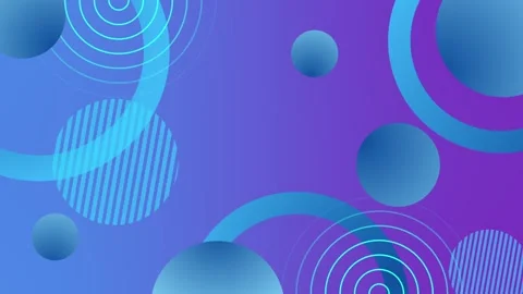 Abstract gradient background with overlapping translucent circles rings and.. Stock Footage 337073584