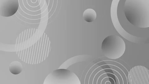 Abstract gradient background with overlapping translucent circles rings and.. Stock Footage 337073587