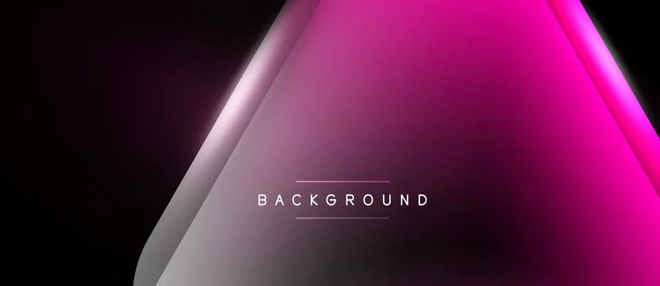 Abstract gradient background. Pink, purple hues blend into black. Minimalist Illustrazione stock