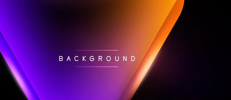 Abstract gradient background. Purple, orange hues blend. Minimalist design Illustrazione stock