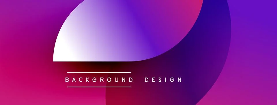 Abstract gradient background. Purple, pink, blue hues blend smoothly. Minim.. Stock Illustration