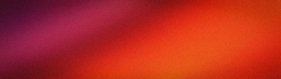Abstract gradient background with purple red orange wide format grainy text.. Stock Illustration