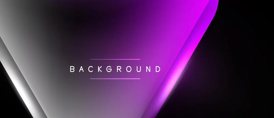 Abstract gradient background. Purple, silver hues blend into black. Modern Stockillustratie