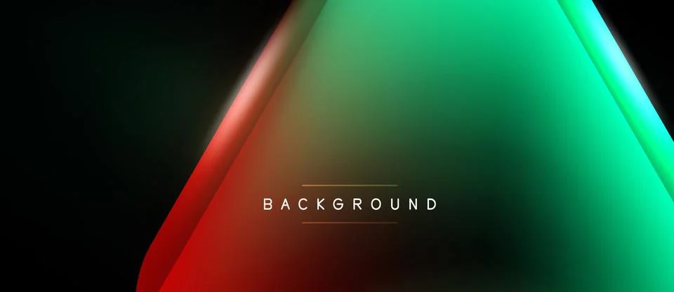 Abstract gradient background. Red, green hues blend smoothly. Dark areas Illustrazione stock