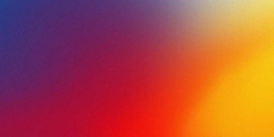 Abstract gradient background in red, orange and blue texture noise Stock Photos