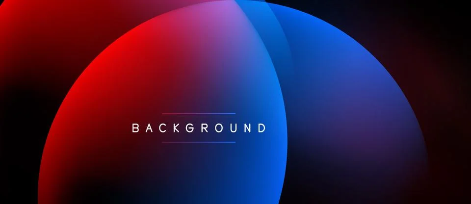 Abstract gradient background. Red, purple, blue hues blend smoothly. Text rea Stock Illustration