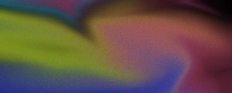 Abstract Gradient Background with Retro Grainy Texture and Vivid Colors Illustrazione stock