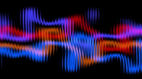 Abstract gradient background with ribbed glass texture animation. Futuristic Stock Footage 337103442