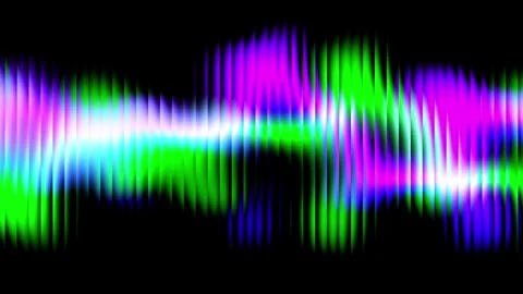 Abstract gradient background with ribbed glass texture animation. Futuristic Stock Footage 337109321