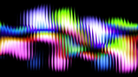 Abstract gradient background with ribbed glass texture animation. Futuristic Stock Footage 337109493