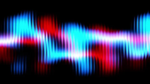 Abstract gradient background with ribbed glass texture animation. Futuristic Stock Footage 337158079