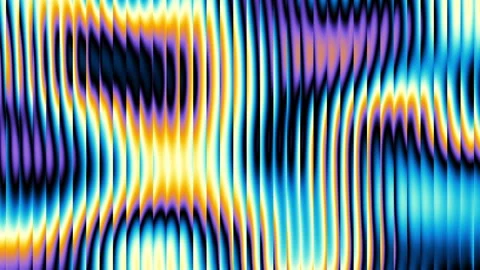 Abstract gradient background with ribbed glass texture animation. Futuristic Stock Footage 337159440
