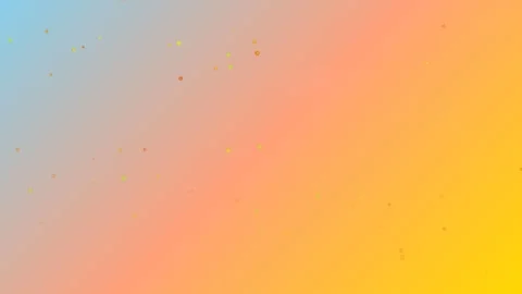 Abstract gradient background with scattered golden particles and light effect Video stock 335145936