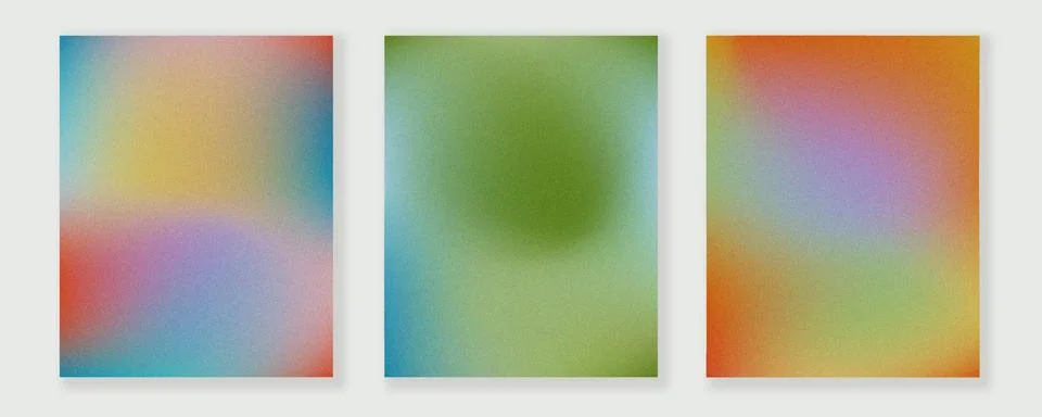 Abstract gradient background set with smooth matte texture vector EPS 10 Stock-Illustration
