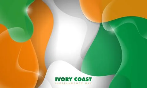 Abstract gradient background that shines with a combination of orange, gree.. Stock Illustration