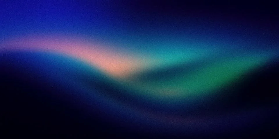 Abstract gradient background showcasing a smooth transition of deep blue, g.. Stockillustratie