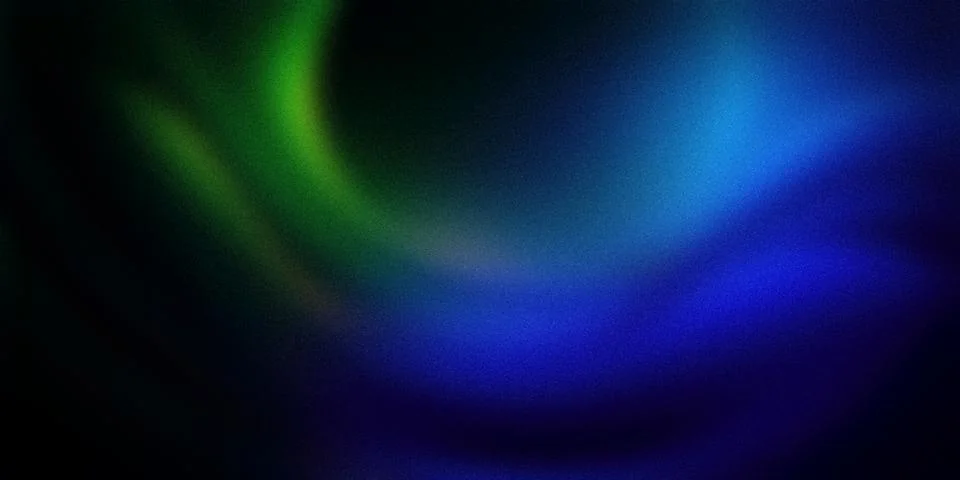 Abstract gradient background with a smooth blend of deep greens and blues, .. Illustrazione stock
