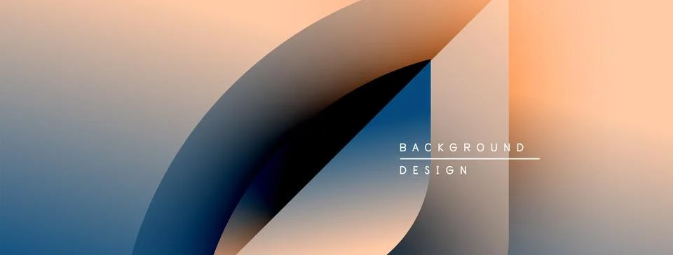 Abstract gradient background. Smooth color transitions create modern visual 스톡 일러스트