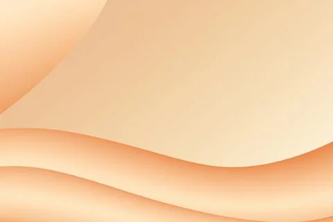 Abstract Gradient Background With Soft Beige and Peachy Waves Stock Photos
