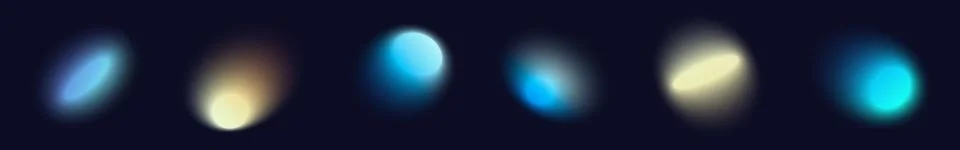 Abstract gradient background with soft blue and yellow color transition, blurred Stock Illustration