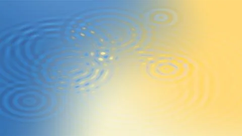 Abstract Gradient Background with Soft Blue and Yellow Tones. 库存插图