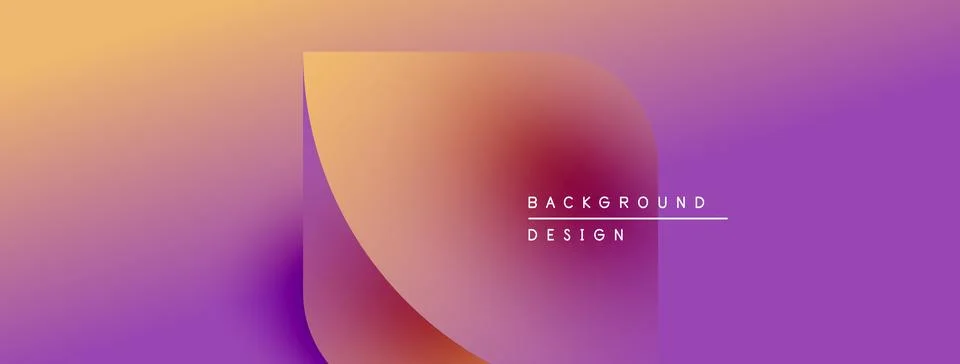 Abstract gradient background. Soft colors blend, creating modern visual effect. Stock Illustration