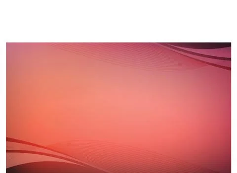 Abstract gradient background with soft flowing curves in shades of pink and red Stockillustratie