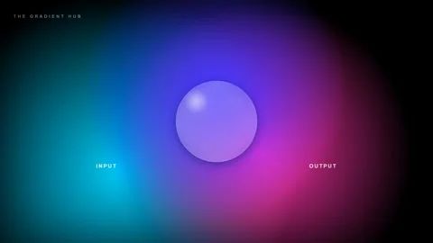 Abstract gradient background with soft glowing orbs Stock Footage 340639443