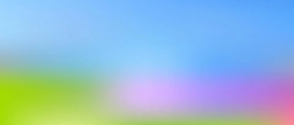 Abstract gradient background in soft pastel colors of blue, green, and pink Stock Illustration