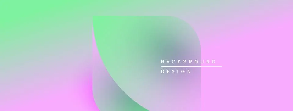 Abstract gradient background. Soft pastel colors blend, creating smooth Stockillustratie