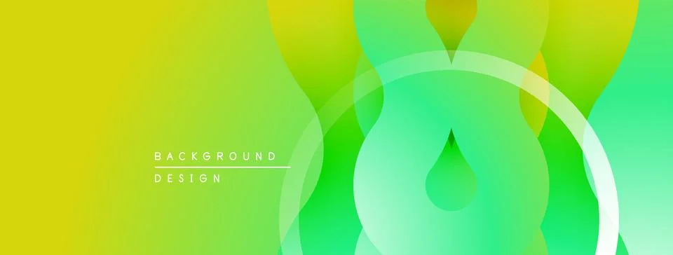 Abstract gradient background. Soft shapes overlap creating dynamic visual effect Illustrazione stock