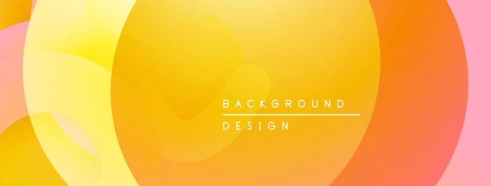 Abstract gradient background. Soft yellow, orange, pink hues blend smoothly. Stock Illustration