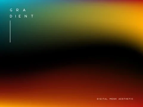 Abstract gradient background. Sunset beach or summer colors. Orange, black Stock Illustration