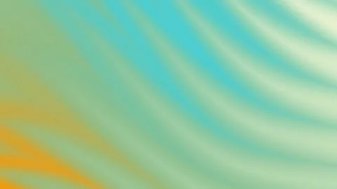 Abstract gradient background with teal green and orange wavy lines Stock Footage 300999351