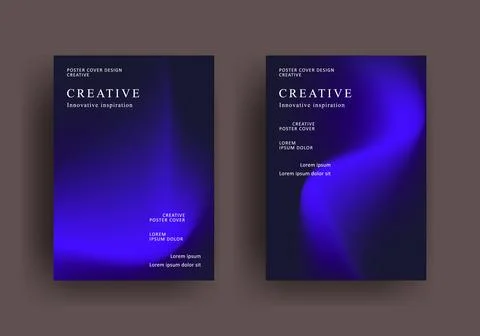 Abstract gradient background template with dark concept Stock Illustration