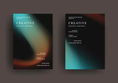 Abstract gradient background template Stock Illustration