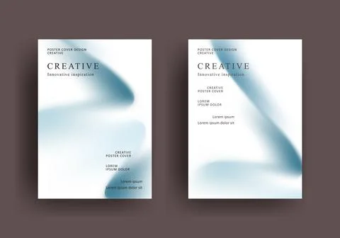 Abstract gradient background template Stock Illustration