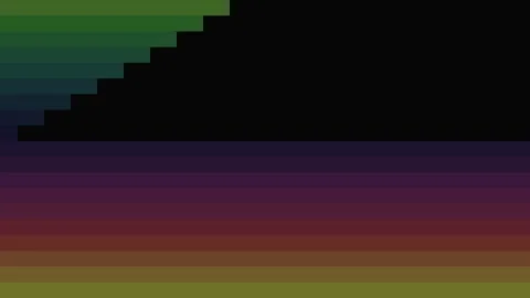 Abstract gradient background transition from deep black to vivid rainbow colo Stock Footage 336837386