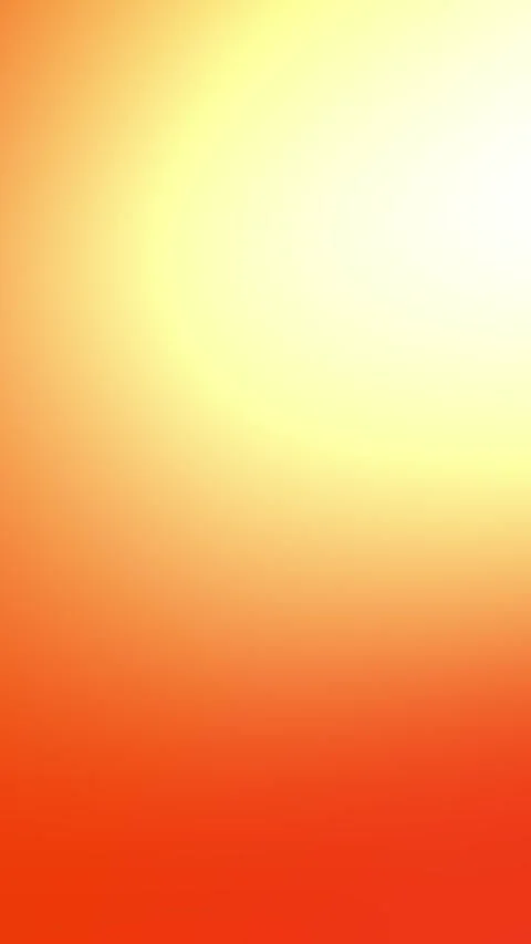 Abstract gradient background transitions from dark red to light orange with whit Video stock 328568251