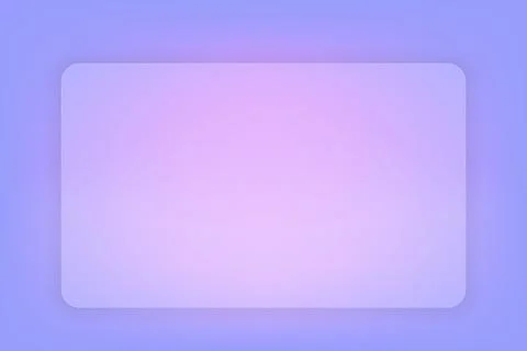 Abstract gradient background. Transparent frame in glass morphism style Иллюстрация