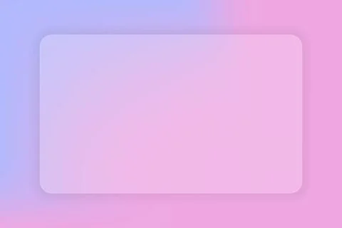 Abstract gradient background. Transparent frame in glass morphism style 库存插图