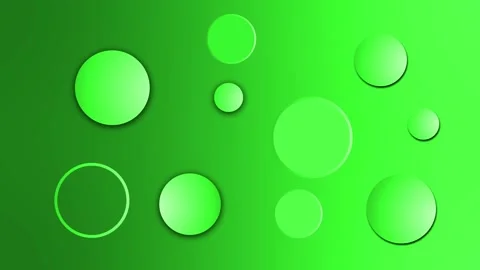 Abstract gradient background with various circular shapes and subtle drop s.. Stock Footage 337073547