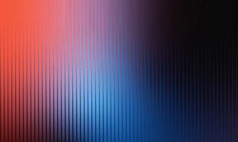 Abstract Gradient Background with Vertical Ribbed Texture in Red and Blue Ton Stock Illustration
