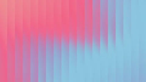 Abstract gradient background with vertical stripes, glass effect animation Video stock 332587832