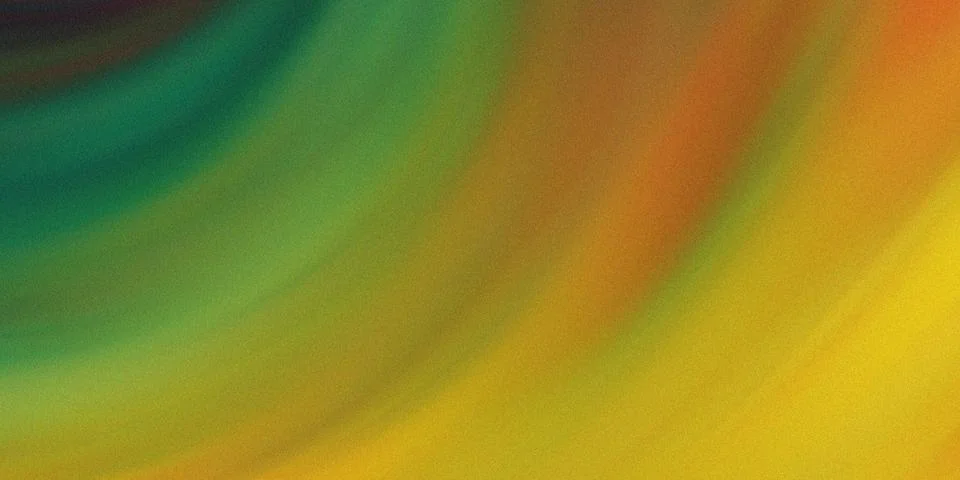 Abstract gradient background with vibrant green yellow orange soft blur bok.. Stock Illustration