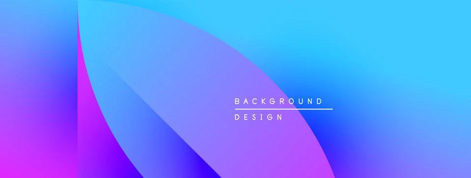 Abstract gradient background. Vibrant purple, blue hues blend smoothly. Stock Illustration