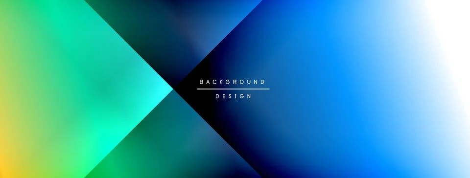 Abstract gradient background. Vivid colors blend, creating dynamic visual effect Stock Illustration