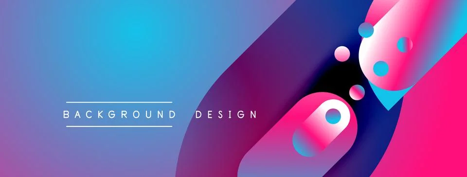 Abstract gradient background. Vivid colors blend, creating dynamic visual e.. Illustrazione stock